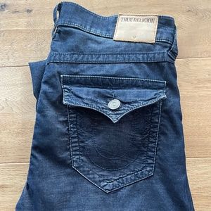 True Religion Relaxed Straight Jeans